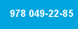 978 049-22-85